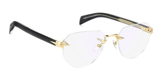 David Beckham Db 7145 Men Black Pilot Eyeglasses