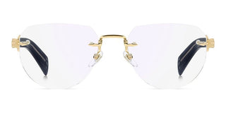 David Beckham Db 7145 Men Black Pilot Eyeglasses