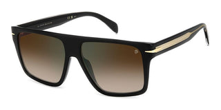 David Beckham Db 7149/s Men Black Squared Sunglasses