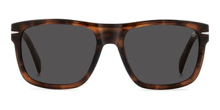 David Beckham Db 7150/s Men Havana Rectangle Sunglasses