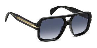 David Beckham Db 7151/s Men Black Squared Sunglasses