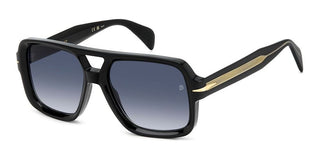 David Beckham Db 7151/s Men Black Squared Sunglasses