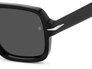 David Beckham Db 7151/s Men Black Squared Sunglasses