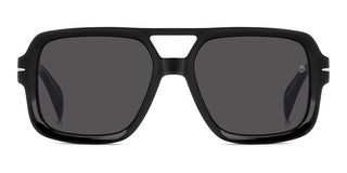 David Beckham Db 7151/s Men Black Squared Sunglasses