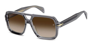 David Beckham Db 7151/s Men Grey Squared Sunglasses