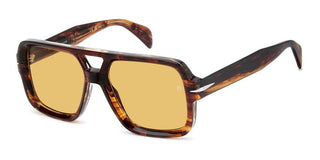 David Beckham Db 7151/s Men Brown Squared Sunglasses