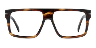 David Beckham DB 7154 men Havana Squared Eyeglasses