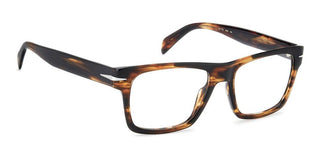 David Beckham DB 7155 men Havana Rectangle Eyeglasses