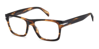David Beckham DB 7155 men Havana Rectangle Eyeglasses