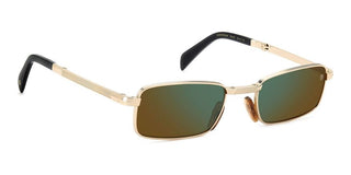 David Beckham Db 99/origami Men Gold Rectangle Sunglasses