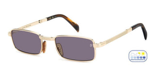 David Beckham Db 99/origami Men Gold Rectangle Sunglasses