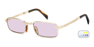 David Beckham Db 99/origami Men Gold Rectangle Sunglasses