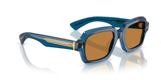 Oliver Peoples Devaney Ov 5539su Women Blue Rectangle Sunglasses