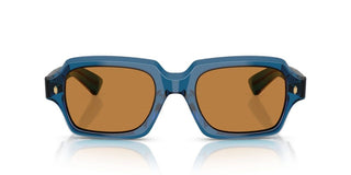 Oliver Peoples Devaney Ov 5539su Women Blue Rectangle Sunglasses