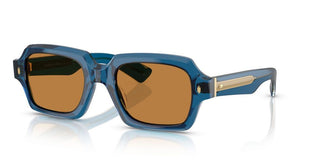 Oliver Peoples Devaney Ov 5539su Women Blue Rectangle Sunglasses