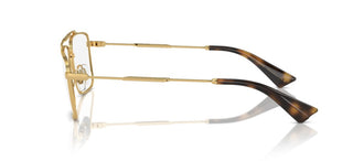 Dolce & Gabbana Dg 1354 Men Gold Rectangle Eyeglasses