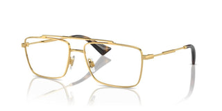 Dolce & Gabbana Dg 1354 Men Gold Rectangle Eyeglasses