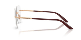 Dolce & Gabbana DG 1360 women Rose gold Square Eyeglasses