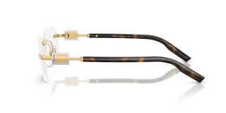 Dolce & Gabbana DG 1361 men Gold Rectangle Eyeglasses