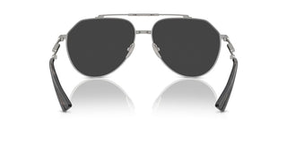 Dolce & Gabbana Dg 2302 Men Silver Pilot Sunglasses