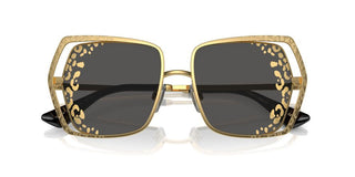 Dolce & Gabbana Dg 2306 Women Gold Oversize Sunglasses