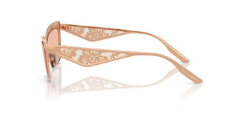 Dolce & Gabbana Dg 2311 Women Rose Gold Butterfly Sunglasses