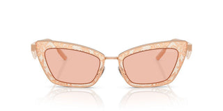 Dolce & Gabbana Dg 2311 Women Rose Gold Butterfly Sunglasses