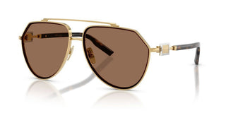 Dolce & Gabbana Dg 2315 Men Gold Pilot Sunglasses