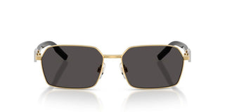 Dolce & Gabbana Dg 2316 Men Gold Rectangle Sunglasses