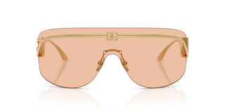 Dolce & Gabbana Dg 2320 Women Gold Shield Sunglasses