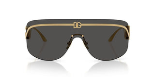 Dolce & Gabbana Dg 2320 Women Gold Shield Sunglasses