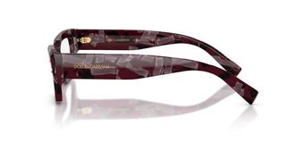 Dolce & Gabbana DG 3387 women Havana Squared Eyeglasses