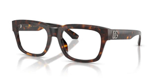 Dolce & Gabbana Dg 3416 Men Havana Squared Eyeglasses