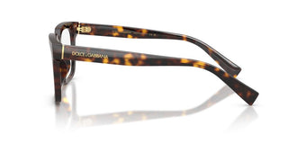 Dolce & Gabbana DG 3422 men Havana Squared Eyeglasses