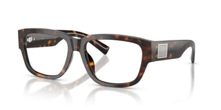 Dolce & Gabbana DG 3423 men Havana Squared Eyeglasses