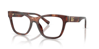 Dolce & Gabbana DG 3430 women Havana Squared Eyeglasses