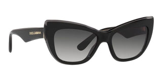 Dolce & Gabbana DG 4417 women Black Cat Eye Sunglasses
