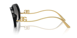 Dolce & Gabbana Dg 4468b Women Black Oversize Sunglasses