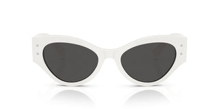 Dolce & Gabbana Dg 4480 Women White Cat Eye Sunglasses