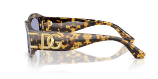 Dolce & Gabbana Dg 4502 Women Havana Oval Sunglasses