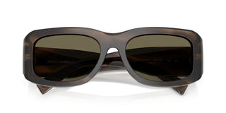 Dolce & Gabbana Dg 4503 Men Brown Geometric Sunglasses