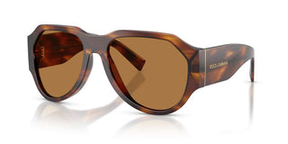 Dolce & Gabbana Dg 4504 Men Brown Pilot Sunglasses