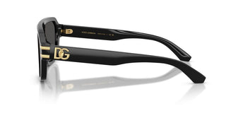 Dolce & Gabbana Dg 4507 Men Black Shield Sunglasses