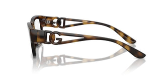 Dolce & Gabbana Dg 5110 Unisex Havana Squared Eyeglasses