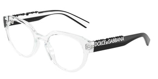 Dolce & Gabbana DG 5113 unisex Transparent Round Eyeglasses