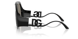 Dolce & Gabbana Dg 6202 Women Black Shield Sunglasses