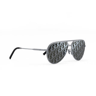 Dior Dioressential Dioressential A2u Men Silver Pilot Sunglasses