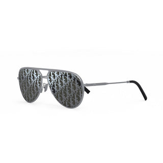 Dior Dioressential Dioressential A2u Men Silver Pilot Sunglasses