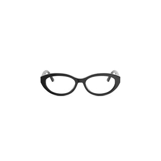 DIOR DiorGlowO DiorGlowO B1I women Black Oval Eyeglasses