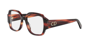 DIOR DIORGLOWO S3I DIORGLOWO S3I women Red Squared Eyeglasses